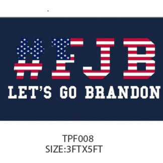 TPF008-Let' Go Brandon Flags (Dozen Size:3ftx5ft)