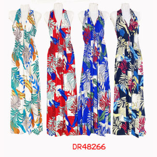 DR48266-Lady Summer Long Dress (Assorted colors and sizes)