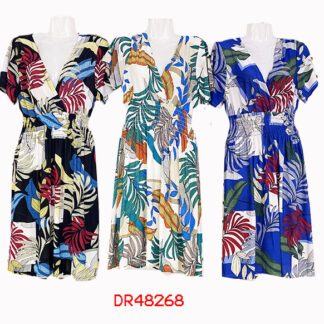 DR48628-Summer Beach Short Dress (Assorted colors and sizes)