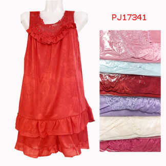 PJX17341-2pc Happy Lady Pajamas set (Color & size Assorted)