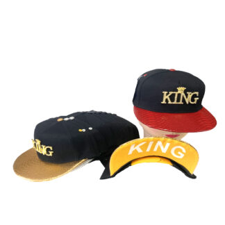 PL533-King Snapbacks (Sold by the dozen, Assorted colors)
