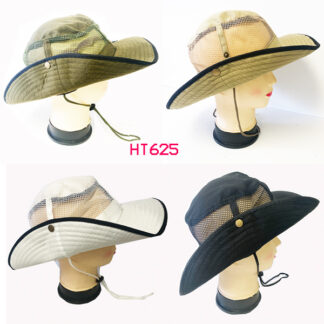 HT625-Mesh Bucket Fishing Hat-Youth Size (Dozen Assorted)