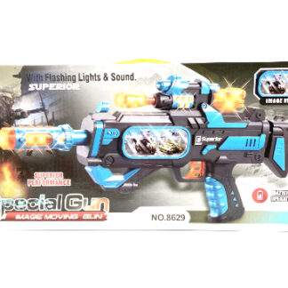 8629-LED Special Image Moving Toy Gun (16 Inches Long)