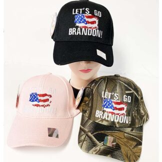 CP202417-Let’s Brandon Embroidered Cap (Dozen Assorted)