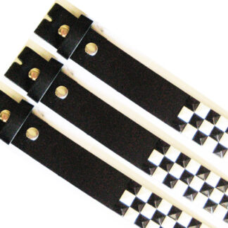 BT3420BW-Snap on Checkers Belts (Dozen Size Assorted)