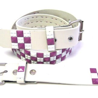 BT98321WP-Pyramid Studded Belts(Dozen Assorted size)