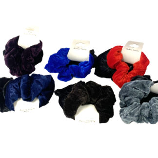 Lady's Hair Scrunchies (Sold by packs of 36, Assorted colors)