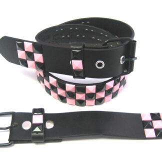 BT98321PK-Pyramid Studded Belts(Dozen Assorted size)