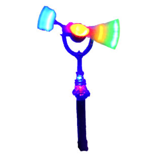 004-5A-Led Light Up Eiffel Tower Windmill (16 Inches, min 12Pcs)(Batteries included)