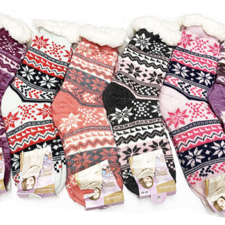 S57-Women Thermal Socks (Dozen Color Assorted)