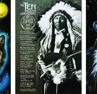 SP4047-Indian Commandments (Min-2pcs)(Size:15×19, 1.5 Pounds)