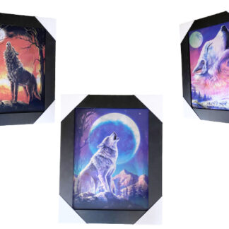 SP88067-Full Moon Wolf (Min-2pcs)(Size:15×19, 1.5 Pounds)