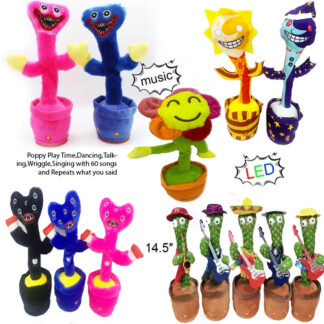7100-Plush Toy Sings, Repeats, & Dancing( Assorted Styles And Colors)
