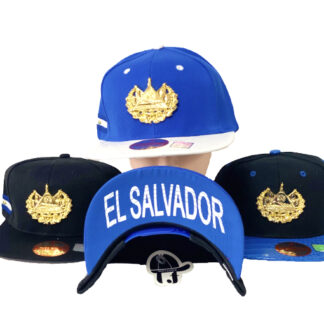 CP585-El Salvador Snap back (Sold by the dozen, Assorted Colors)