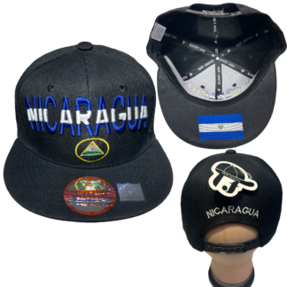 136SG-Nicaragua Snapback (Sold by the Dozen, Assorted Colors)