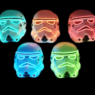 1420-13-LED Light Up Mask (Assorted Colors)