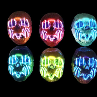 1420-22-LED Light Up Mask (Assorted Colors)