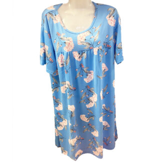 AH646-Ladies Night Gown (Assorted Colors & Sizes)