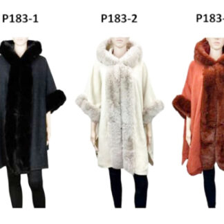 P183-Pancho with Fur (Assorted Colors)