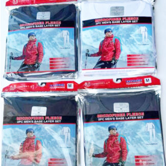 UW5030B-2PC Men's Microfiber Fleece Thermal Set (Assorted Colors & Sizes)