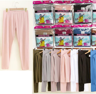 UW5130B-2PC Women's  Microfiber Fleece Thermal Set (Assorted Colors & Sizes)