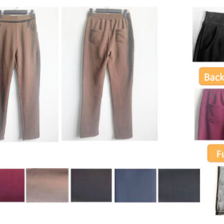 WT8718-Womens Fur Lined Pants (Assorted Colors & Sizes)