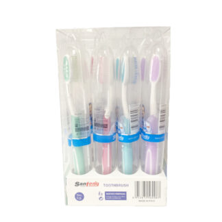 628-12pc of Soft Toothbrush's with Plastic Case