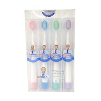 8620-12pc of Soft Toothbrush's with Plastic Case
