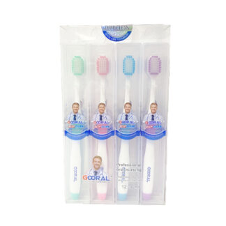 8621-12pc of Soft Toothbrush's with Plastic Case