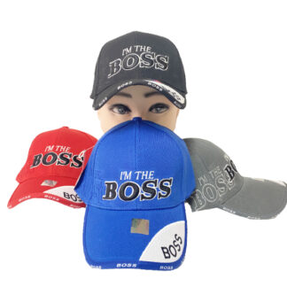 CP5210-Im The Boss Hats (Sold by the Dozen, Assorted Colors)