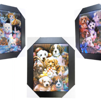 SP80889-3D Kittens and Puppies (Size:15×19, 1.5 Pounds)