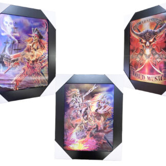 SP86290-3D Flaming Pirate (Size:15×19, 1.5 Pounds)