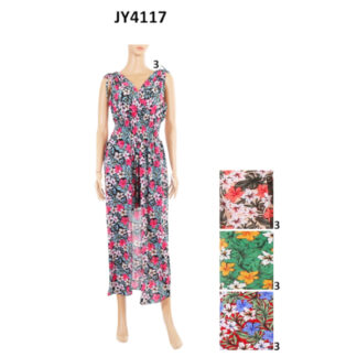 JYZ4117-Lady Fashion Jumpsuit (Assorted Colors and Sizes)