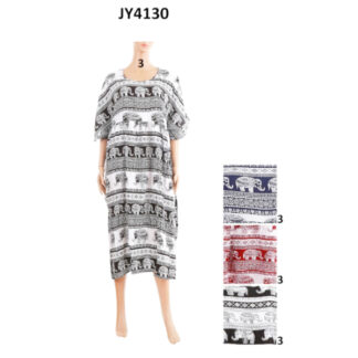 JY4130-Lady Fashion Dress (Assorted Colors and Sizes)