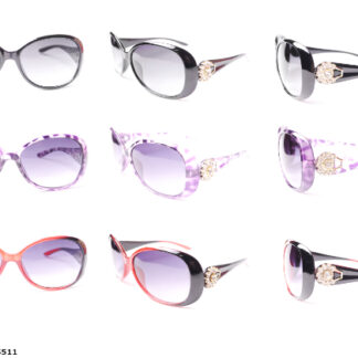 EW-S511-Sunglasses (Sold by the Dozen, Assorted Colors)
