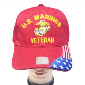 CP1039-Marine Veteran Hats (Sold by the Dozen, Assorted Colors)