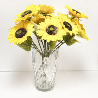 3935-Sunflower (18inches, 5 Stems, min purchase is 6)
