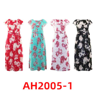 AH2005-1-Ladies Summer Dress (Assorted Colors and Sizes)