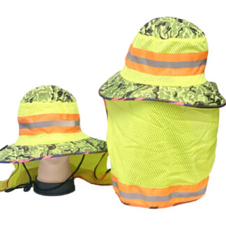 R3483-1-Camo Neon Construction Hats (Sold by the Dozen)