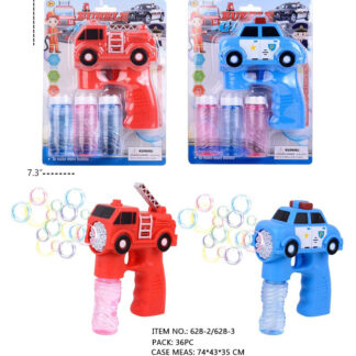 628-2/3-Firetruck and Police Bubble Blaster (Assorted Styles)
