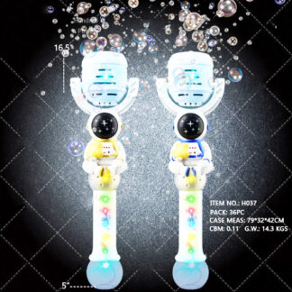 JP037-12 Hole Astronaut Bubble Wand (15in)