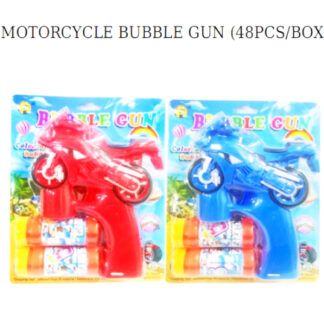 1047B-Motorycycle Bubble Gun (Assorted Colors, Min purchase 6)