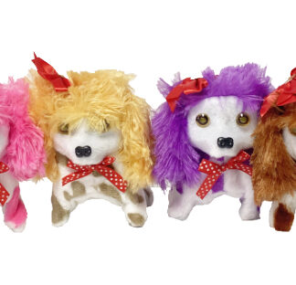 2407-Walking and Barking Dog (Assorted Colors, Requires 2AA Batteries NOT included)