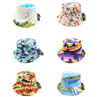 J001-786-Beach Bucket Hat (Assorted Colors, Sold by the Dozen)