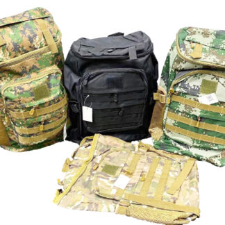 Q001-330-Camo Backpack (Assorted Colors, Minimum purchase is 6)