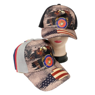 XY1295-Navy Flag Hats (Assorted Colors, Sold by the Dozen)