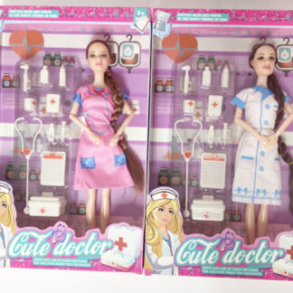 YS8831-Cute Doctor Doll Set (Assorted Colors, Min Purchase 6)