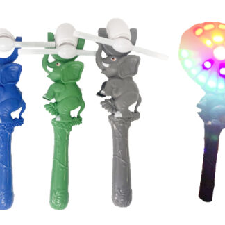 616-58A-LED Elephant Light Up Windmill (Assorted Colors)