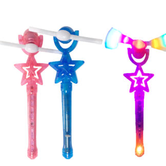 876C-5-LED Star Light Up Windmill (Assorted Colors)