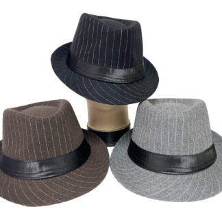 FDH915-Winter Fedora Hats (Assorted Colors, Sold by the Dozen)
